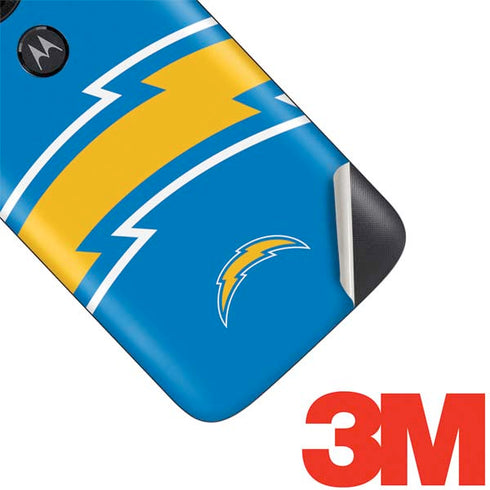 NFL Los Angeles Chargers Large Logo Moto E5 Play Skin